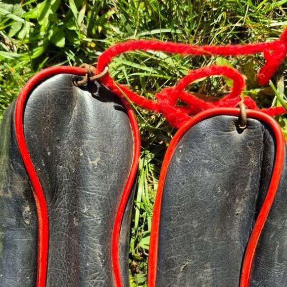 Vintage Leather Driver/Fairway Wood Headcovers - #1, 4 & 5 - Picture 4 of 5